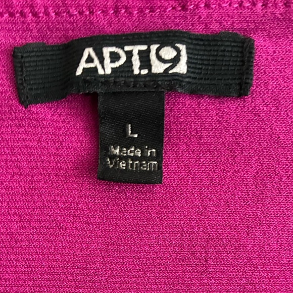 APT9 Y2K Paisley Crew-Neck Women Top - Purple L - Picture 9 of 9